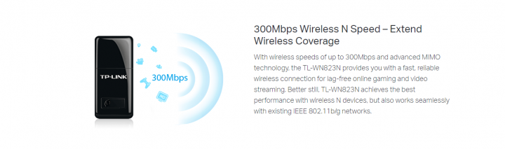 TP-Link TL-WN823N 300Mbps Wireless USB LAN Card